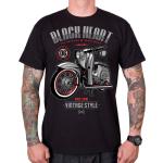 BLACK HEART Vintage Style čierna - XXL