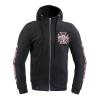 W-TEC Black Heart Vintage Iron Hoodie čierna - XL
