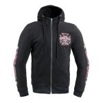 W-TEC Black Heart Vintage Iron Hoodie čierna - XXL