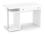 DREVONA09 Písací stolík PC 120 cm biely REA TOMMY