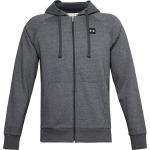 Under Armour Rival Fleece FZ Hoodie pánska Pitch Gray Light Heather - S