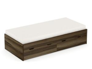 DREVONA09 Posteľ 90 cm orech rockpile REA MISTY