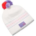 Under Armour Girl`s Triple Scoop Beanie Onyx White - OSFA