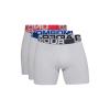 Under Armour Charged Cotton 6in 3 páry Mod Gray Medium Heather - S