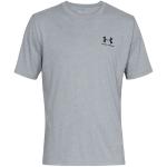 Under Armour Sportstyle Left Chest SS Steel Light Heather/Black - XL