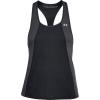 Under Armour Threadborne Fashion Tank BLACK / BLACK / METALLIC SILVER - XS