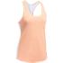 Under Armour Threadborne Run Mesh Tank True Gray Heather/Peach Orange/Reflective - S