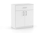 DREVONA03 Komoda biela BASIC 2DV + 1ZAS