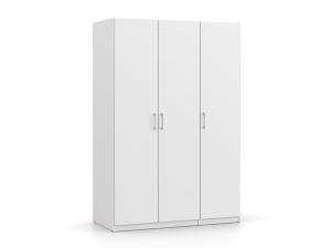 DREVONA03 Skriňa biela troj dverová BASIC 3DV