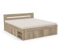 DREVONA09 Manželská posteľ 180 cm dub canyon REA LARISA