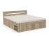 DREVONA09 Manželská posteľ 180 cm dub canyon REA LARISA