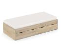 DREVONA09 Posteľ korpus 90 cm dub bardolino REA MISTY