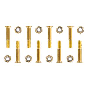 WORKER Podvozkové šrouby 5x28 mm zlatá