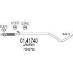 MTS Výfukové potrubie 0141740