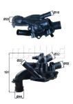MAHLE ORIGINAL Termostat chladenia TM46105