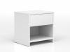 DREVONA03 Nočný stolík EDO biely