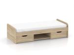 DREVONA03 Jednoposteľ dub sonoma BASIC 90