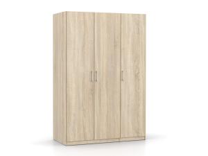 DREVONA03 Šatník trojdverová skriňa dub sonoma BASIC 3DV