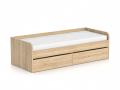DREVONA03 Posteľ TADE dub sonoma 80 cm