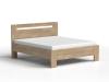DREVONA24 Manželská posteľ z masívu 160x200 LIVIA buk tabacco