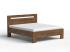 DREVONA24 Manželská posteľ z masívu 160x200 LIVIA buk walnut