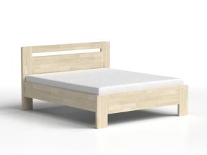 DREVONA24 Manželská posteľ z masívu 160x200 LIVIA buk white pure