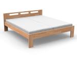DREVONA24 Masívna manželská posteľ NELA 160x200 buk