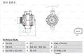 BOSCH Alternátor 0986047150