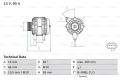 BOSCH Alternátor 0986082430