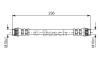 BOSCH Brzdová hadica 1987476703