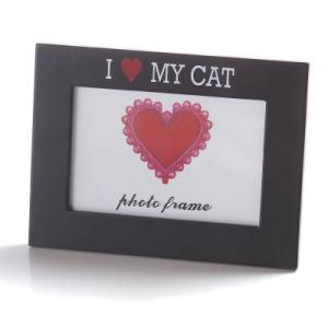 Rám na fotografie Potiron Paris, I LOVE MY CAT 10x15cm