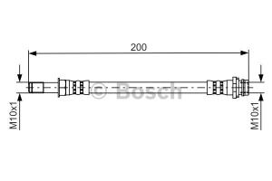 BOSCH Brzdová hadica 1987481443