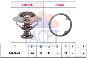 FACET Termostat chladenia 78491