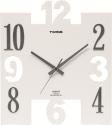 Hodiny Twins 5110 biele 35cm