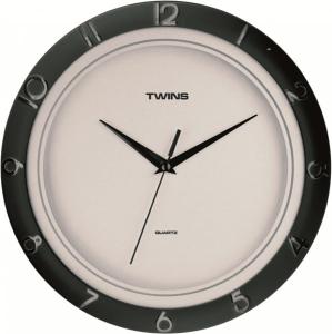 Twins nástenné hodiny 1326 black 29cm
