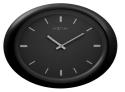 Nástenné hodiny Nextime Ovál čierne 40cm