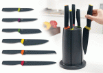 Sada nožov s otočným magnetickým stojanom Elevate Knives & Carousel set