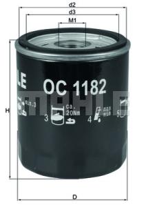 KNECHT Olejový filter OC1182