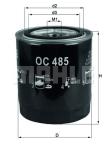 KNECHT Olejový filter OC485