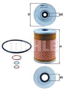 KNECHT Olejový filter OX32D