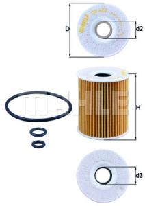 KNECHT Olejový filter OX422D