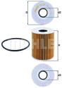 KNECHT Olejový filter OX776D