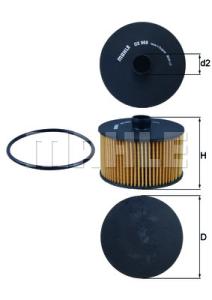 KNECHT Olejový filter OX968D