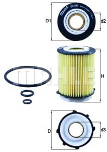 KNECHT Olejový filter OX982D