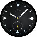 Nástenné hodiny 3049 Nextime Serious Black 32cm