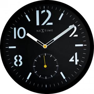 Nástenné hodiny 3050 Nextime Serious Black 32cm