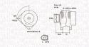 MAGNETI MARELLI Alternátor 063731757010