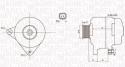 MAGNETI MARELLI Alternátor 063731959010