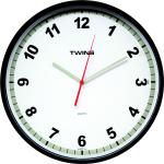 Twins hodiny na stenu 2300 black 30cm