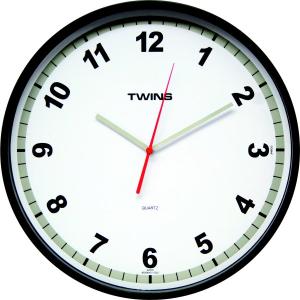 Twins hodiny na stenu 2300 black 30cm